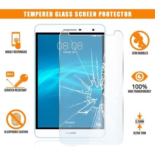 Screen Protector for Huawei MediaPad T2 7.0 Pro Tablet Tempered Glass 9H Premium Scratch Resistant Anti-fingerprint Cover