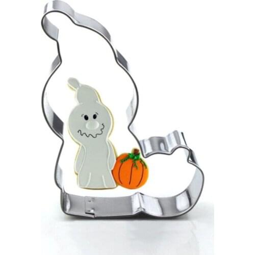 1pcs patisserie reposteria Halloween Ghost Pumpkin DIY Metal Cookie Cutter Fondant Cake Decor Tools Pastry Cupcake Biscuit Mould