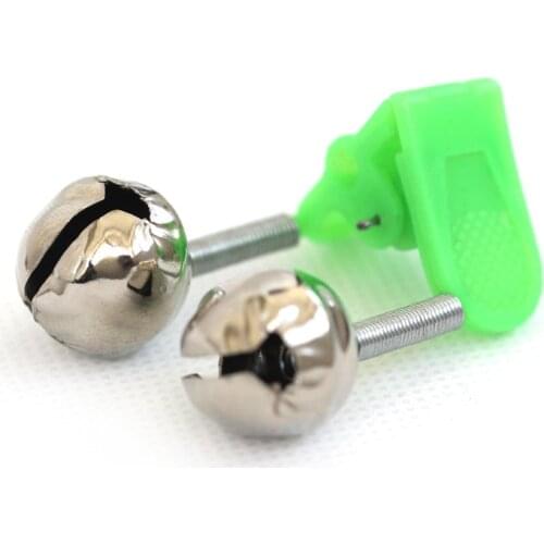 1PCS Luminous Light Twin Bells Clip On Night Fishing Tools Rod Bite Alarm Portable Fast Fishing Rod Pesca Tackle Accessories
