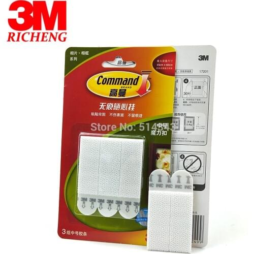12pcs Medium 3M Command Picture Hanging Strips Command Damage-Free Magic Strip Command Inter Locking Faster