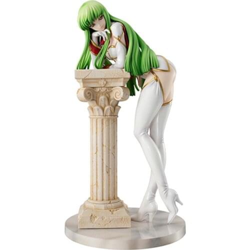 19cm CODE GEASS Lelouch of The Rebellion C.C. Sexy Driving Suit Ver. Native PVC Action Figure Japan Anime Collectible Mode Toys