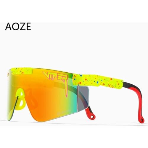 2021 New Arrival Pit Viper Sunglasses Z87 Lens TR90 Unbreakable Fashion Sports Goggle UV400 Mirror Glasses With Free Box