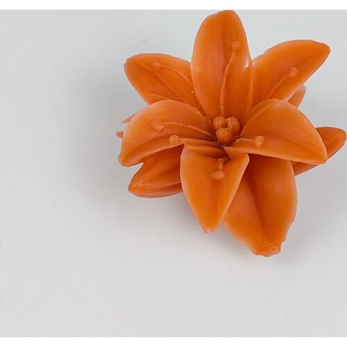 HC0021 Lily 3d Mold Silicone Lily Mold Flower Molds Wedding Flower Mould Candle Moulds Silicone Soap Molds Aroma Stone Moulds