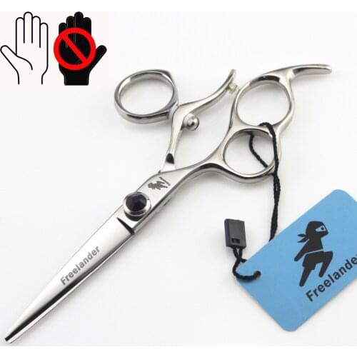 5.5 Inch Handle Handle Freelander Left Hand Cut Flat Cut Left Left Scissors High-end Custom Hairdresser Necessary Scissors