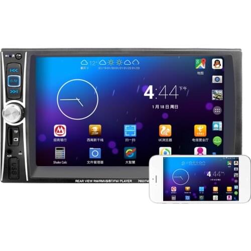 2 Din Car Radio MP5 Player 6.6" HD Touch Screen Bluetooth Phone Audio Stereo MP3 CD USB FM Radio/Camera/Video #94625