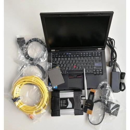 Auto Diagnostic Tool Wifi Icom Next with Used laptop T410 4G and 720GB SSD V12.2020 Software ISTA-D 4.23 ISTA-P 3.67