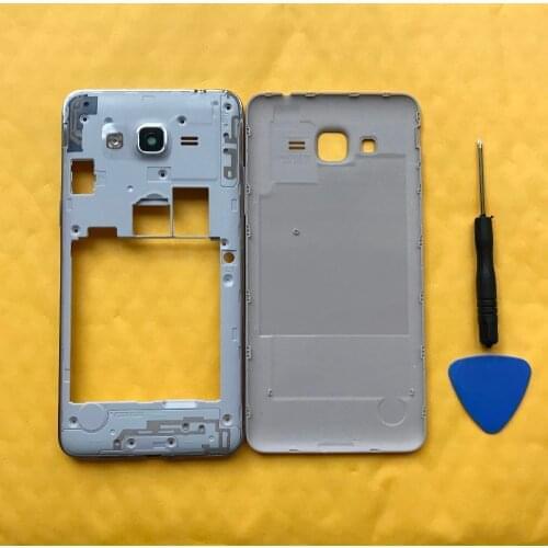 For Samsung Galaxy J2 Prime G532 G532H G532F G532G G532M Original Phone Middle Frame With Rear Battery Door Housing Back Cover