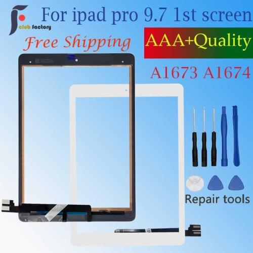 For iPad Pro 9.7 Screen Touch 9.7" Digtizer Panel A1673 A1674 A1675 For iPad Pro 9.7 Touchscreen Glass Senor Replacement Parts