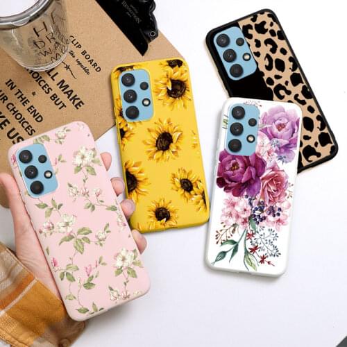 For Samsung Galaxy A32 Case Silicone Soft TPU Phone Cases For Samsung A32 A 32 5G 6.5'' Luxury TPU Coque Protective Bumper Cover