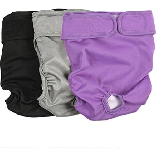 Pet Physiological Pants for Small Large Dog Puppy Washable Durable Doggie Diaper Soft Leak-proof Pant Short Diaper Pet Underwear