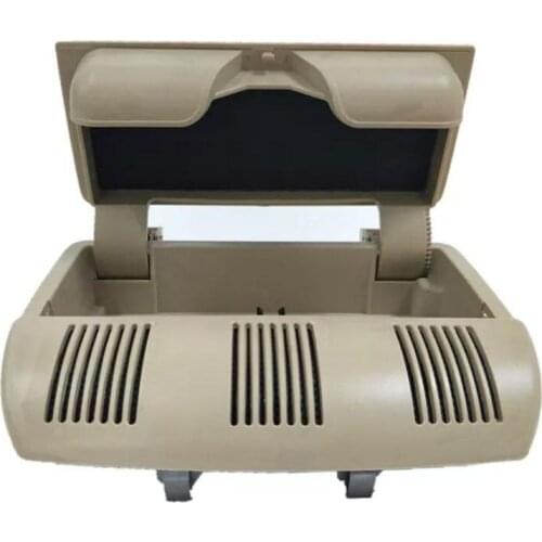 1pc Color Car Sunglasses Box Sun Glasses Case Container Eyeglasses Holder Gray or Beige 1Z0 868 565 Automobile Glasses Case