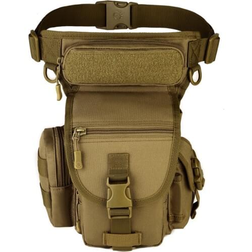 Hot Outdoor Multifuntional Tactical Drop Leg Bags Swat Military Hunting Tool Waist Packs Outdoor Sports Nylon Bag