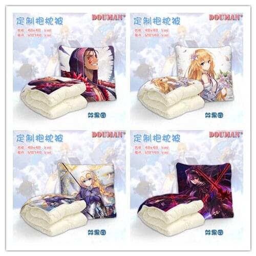 IVYYE Fate Girls Anime Customized Foldable Quilt Summer Decoration Bed Home Throw Pillow Air Condition Blanket Unisex NEW