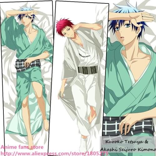 Cool Japanese Anime Pillowcase Kuroko no Basket Kuroko Tetsuya Akashi Seijuro BL Pillow Case decorative Hugging Body Bedding