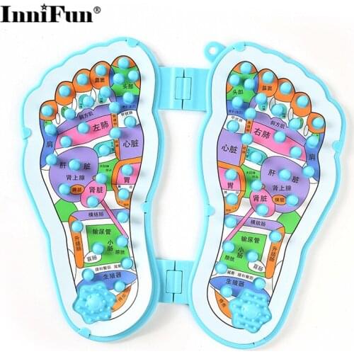 Foot Acupoint Massage Pad Sole Plantar Point Stimulate Massager Pressure Relieve Fatigue Foot Massager Portable Health Care Tool