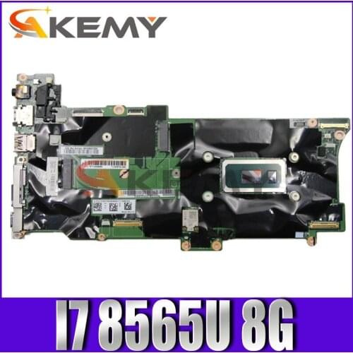 For Lenovo ThinkPad X1 Carbon 6th X1 Yoga 4th Laptop Motherboard FX490 NM-B861 FRU;5B20X57811 CPU; I7 8565U 8G