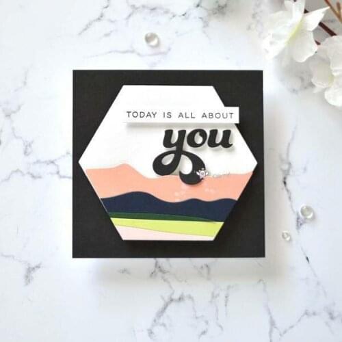 New Sun hillside sea wave frame metal Cutting Dies Stencils DIY Scrapbooking Paper/photo Cards Embossing Dies