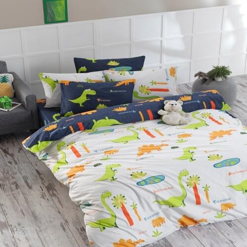 100% Natural Cotton Solid Color Double Duvet Cover Set FreshColor 4-Piece Modern And Stylish Design European American Style