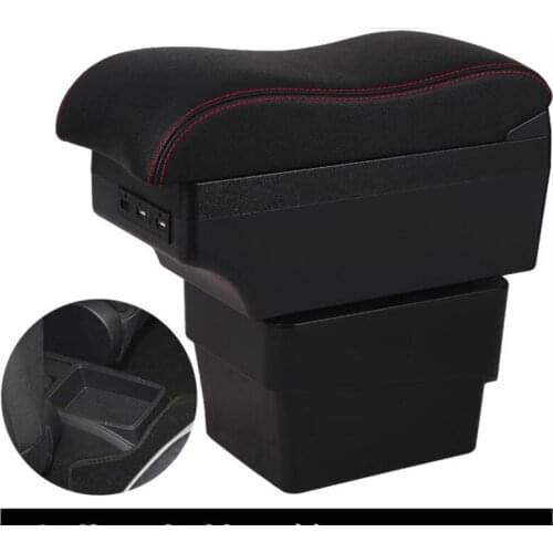 For Skoda New Octavia A7 armrest box central Store content box storage case USB interface decoration accessories 2015-2018