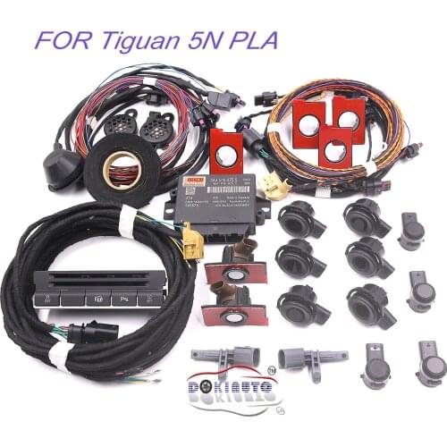 Front & Rear Parking & Park Assist PLA 2.0 OPS Parking UPGRADE KIT 0K TO 12K For VW Tiguan 5N 3AA 919 475 M/S