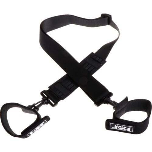 Fishing Rod Carry Strap Sling Band Adjustable Shoulder Belt Travel Tackle Holder