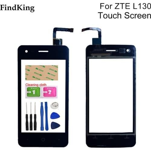For ZTE L130 Touch Screen Digitizer Panel For ZTE Blade L130 Touch Screen Front Glass Sensor Tools Adhesive