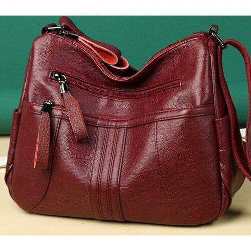 Casual Leather Crossbody Bags for Women 2021 Sac A Main High Quality Shoulder Bags Purses and Handbags Luxury Designer New Brand