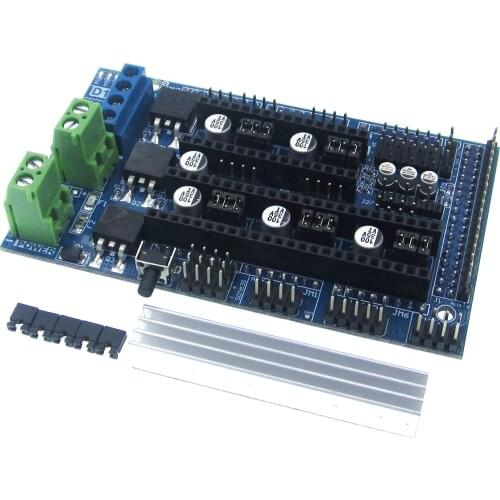 10pcs Ramps 1.5 Ramps 1.6 Expansion Control Panel with Heatsink Upgraded Ramps 1.5 for 3D Printer Board