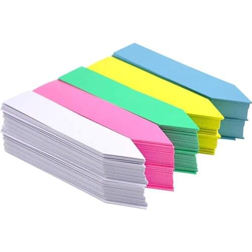 100Pcs Plastic Plant Tags Garden Plant Labels Nursery Markers Flower Pots Seedling Labels Tray Mark Tools Garden Accessories