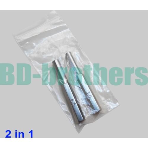 2 in 1 Security Bit 3.8mm 4.5mm Hexagon Screwdriver Open Tool Gamebit for Nintendo NGC SFC MD NES N64 SNES Gameboy 100set/lot