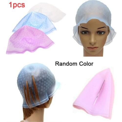 2020 Hot Hair Colouring Highlighting Cap Hook Salon Dye Hair Reusable Set Frosting Tipping Dyeing Hairstyle DIY Tools Random