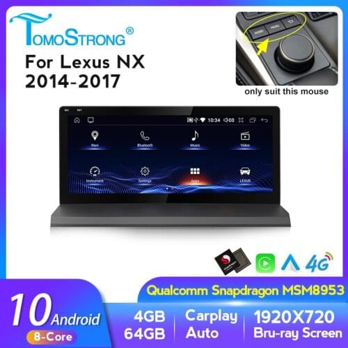 Car Audio Snapdragon MSM 8953 For Lexus NX300 NX200t NX300h NX 2015 2016 2017 2018 Qualcomm GPS Navigation carplay autoradio