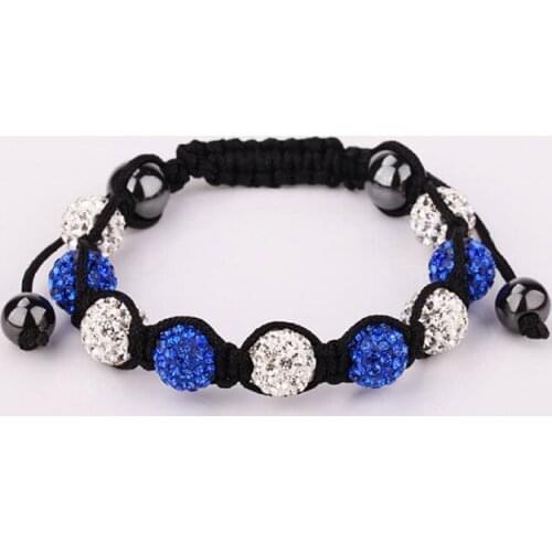 Fg34st micro pave CZ Disco Ball Beads Bracelet fasion Gift jewelry Discount crystal crystal