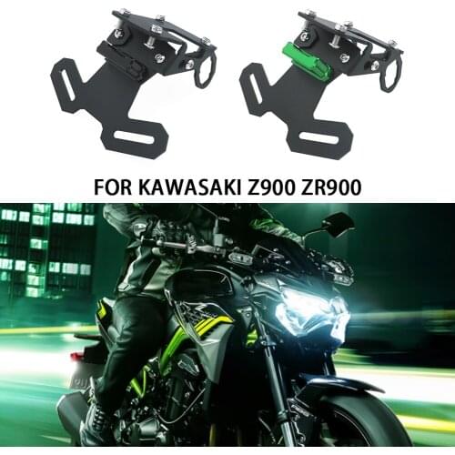 For KAWASAKI Z900 2017 2018 2019 2020 Motorcycle Tail Tidy Fender Eliminator Registration License Plate Holder Bracket LED Light