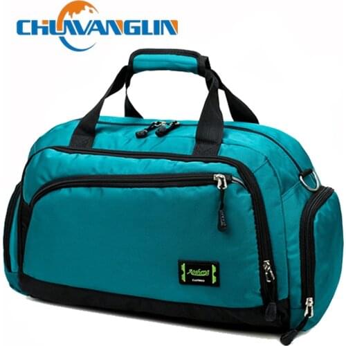 Chuwanglin Travel Handbag Men Fashion Carry On Weekend Bags Vintage casual Duffel Shoulder Bags women Overnight Bag D90105