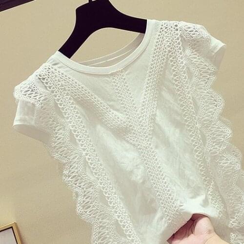 DSTWJMX Openwork Blouses