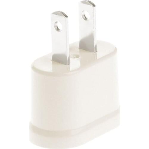 EU Female To US Male AC Power Plug Converter Worldwide Travel Charger Adapter