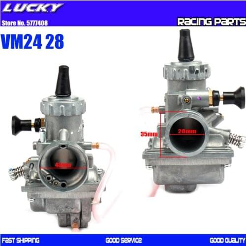 Carburetor Mikuni Carburetor VM24 28mm For 150cc 160cc 200cc 250cc Engine CRF KLX TTR Pit Dirt Bike ATV Round Slide