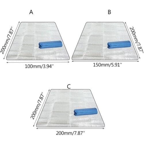 Camping Mat Tent Mattress Waterproof Aluminum Foil Foldable EVA Picnic Beach Pad