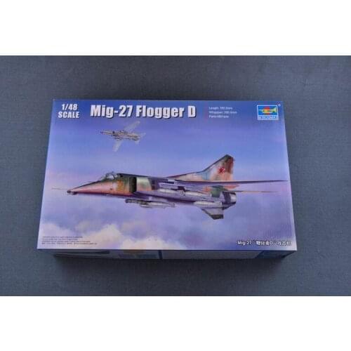 Trumpeter Model Kit 05802 1/48 Mig-27 Flogger D Plastic Model Aircraft