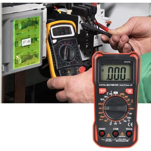 Multimeter Mini Digital High-Precision Multi-Functional Multimeter Household Maintenance Universal Meter Ammeter