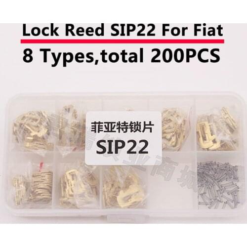 SIP22 Car Lock Repair Kit Accessories Car Lock Reed SIP22 Lock Plate For Fiat 8 Types Each 20pcs With Some Spring