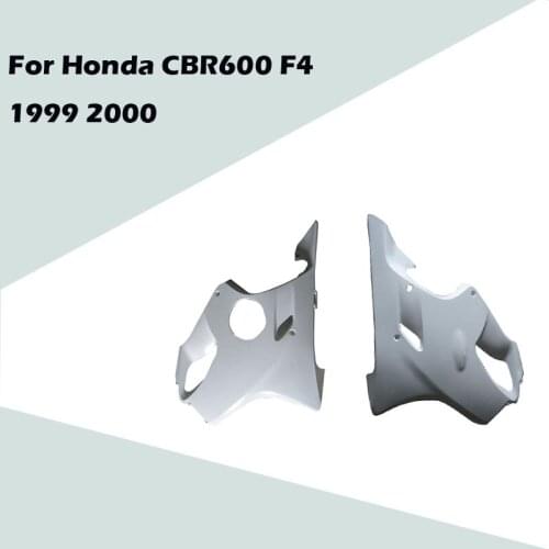 For Honda CBR600 F4 1999 2000 Motorcycle Unpainted Body Left and Right Side Cover ABS Injection Fairing Accessories