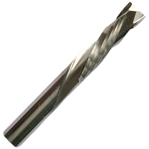 6x22mm UP & DOWN Cut Two Flutes Spiral Carbide Mill Tool Cutters for CNC Router, Compression Wood End Mill Cutter Bits HRC 55