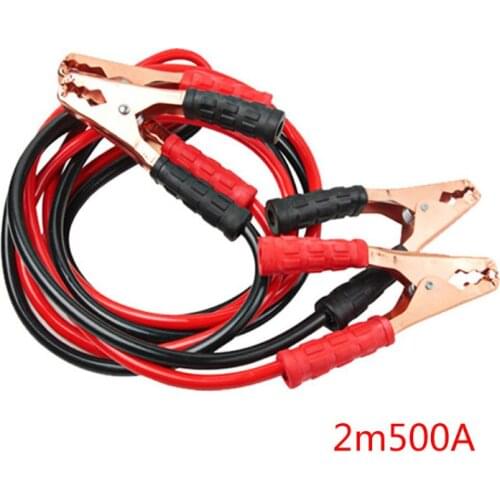 Heavy Duty 500AMP 2M Car Battery Jump Leads Cables Jumper Cable For Car Van Truck