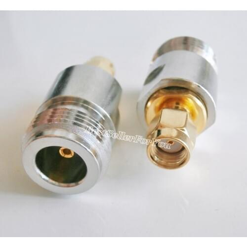 10Pcs N female jack to RPSMA RP-SMA male Plug RF connector straight Adapter