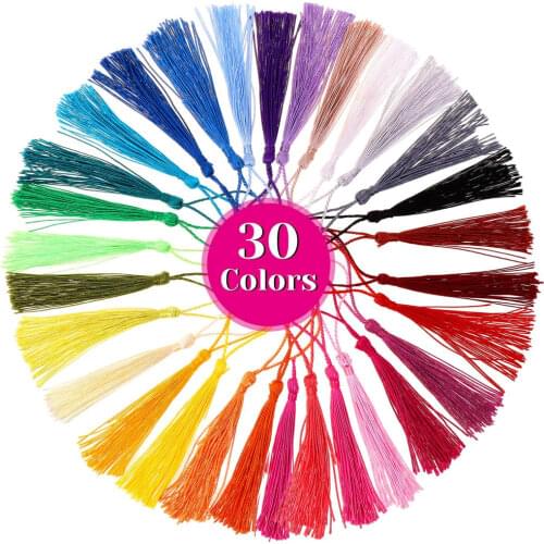 Wholesale 100pcs/lot 8cm vertical tassel silk fringe sewing bang tassel trim decorative key tassels for curtain home decoration