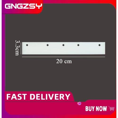 20cm Long Squeegee Replacement Blade Silicone Water Wiper Window Glass Cleaning Scraper Film Install Tools B21B