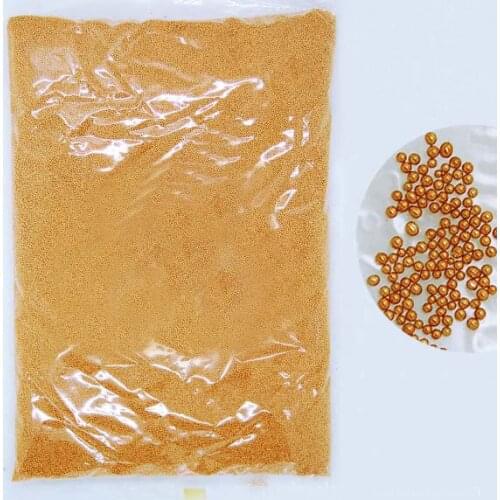 450g/Bag Solid / Half - Transparent / Transparent Micro Nail Caviar Ball Beads Marbles For Nail Art Beauty Design Decoration