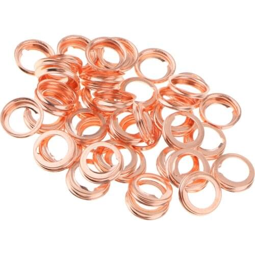 50PCS OIL DRAIN PLUG WASHER METAL GASKETS (1026JA00A) For NISSAN